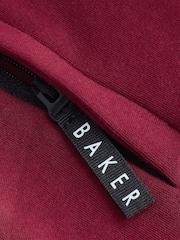 Baker by Ted Baker Purple Long Sleeve Polo Shirt - Image 5 of 6