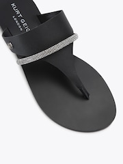 Kurt Geiger London Black Strand Braid Sandals - Image 5 of 5