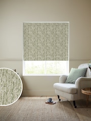 Emily Bond Sage Green Crocus Made to Measure 100% Cotton Roman Blind - Image 1 of 6
