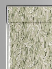 Emily Bond Sage Green Crocus Made to Measure 100% Cotton Roman Blind - Image 3 of 6