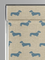 Emily Bond True Blue Peggy Made to Measure 100% Cotton Roman Blind - Image 3 of 6