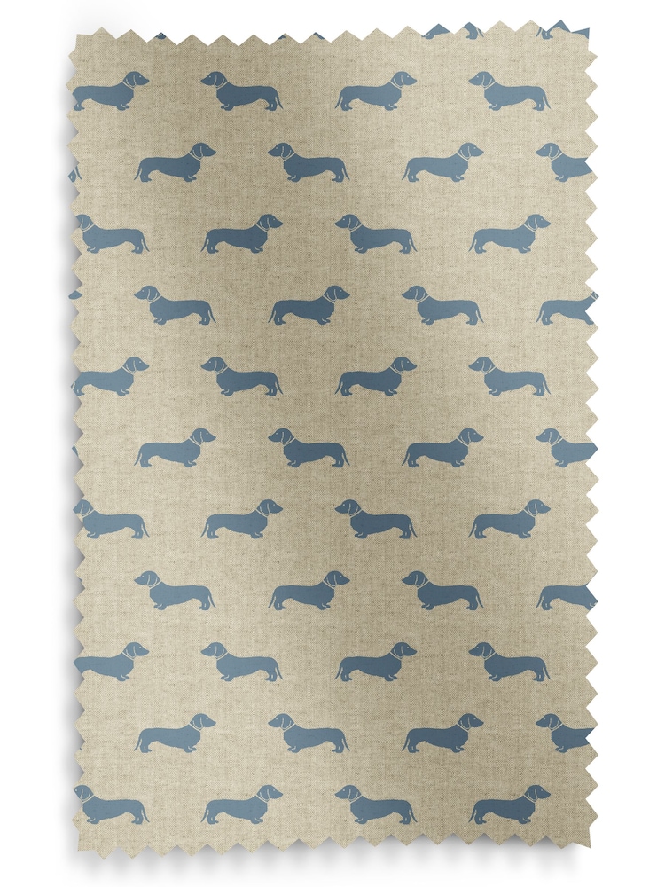 Emily Bond True Blue Peggy Made to Measure 100% Cotton Roman Blind - Image 6 of 6