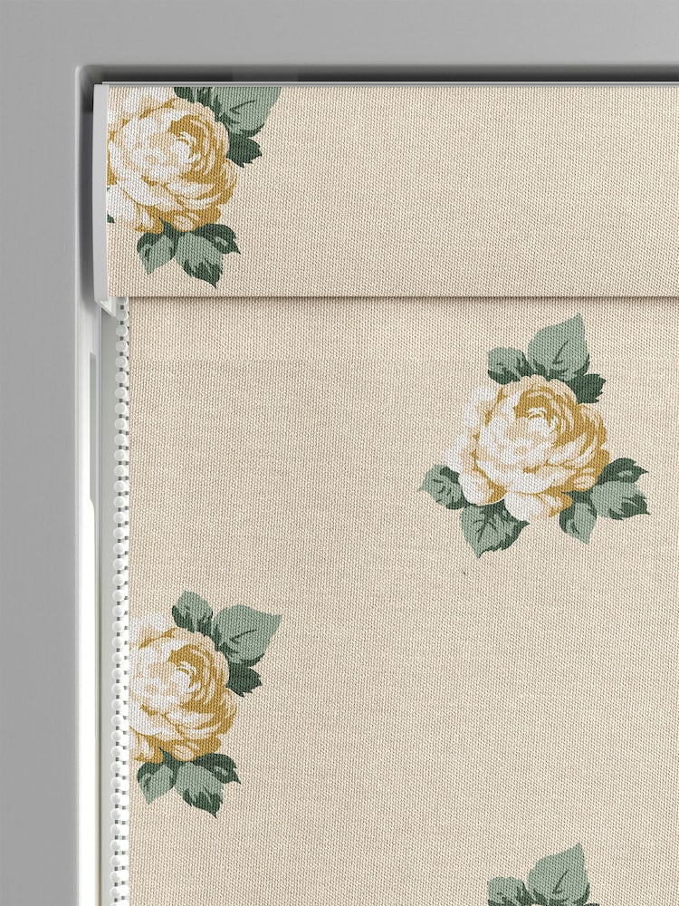 Emily Bond Gold Emily Rose Made to Measure 100% Cotton Roman Blind - Image 2 of 4