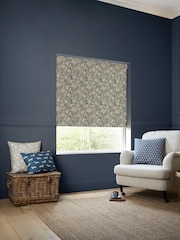 Emily Bond Indigo Blue Crocus Made to Measure 100% Cotton Roman Blind - Image 5 of 6