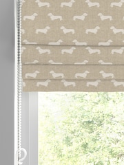 Emily Bond Natural Peggy Made to Measure 100% Cotton Roman Blind - Image 2 of 6