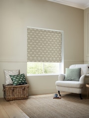 Emily Bond Natural Peggy Made to Measure 100% Cotton Roman Blind - Image 5 of 6