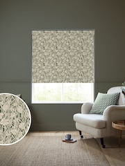 Emily Bond Green Crocus Made to Measure 100% Cotton Roman Blind - Image 1 of 6
