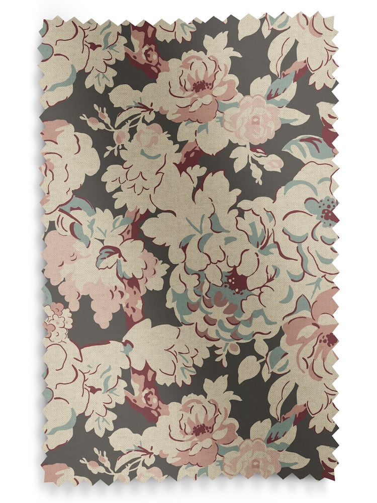Emily Bond Green Phoebe Made to Measure 100% Cotton Roman Blind - Image 6 of 6
