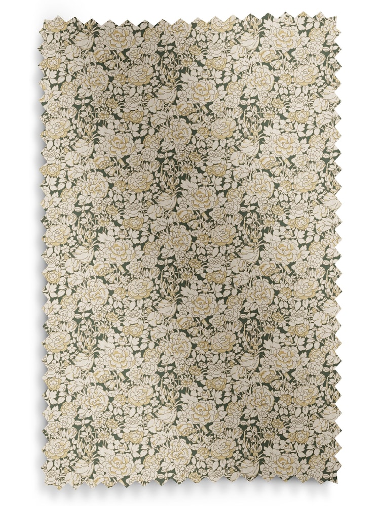 Emily Bond Primrose Yellow Somerset Rose Made to Measure 100% Cotton Roman Blind - Image 6 of 6