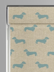 Emily Bond Duck Egg Blue Peggy Made to Measure 100% Cotton Roman Blind - Image 3 of 5