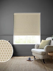 Emily Bond Gold Hawthorn Made to Measure 100% Cotton Roman Blind - Image 1 of 6