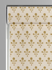 Emily Bond Gold Hawthorn Made to Measure 100% Cotton Roman Blind - Image 3 of 6