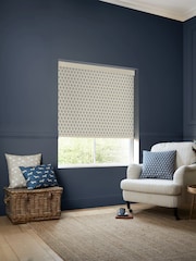 Emily Bond Indigo Blue Hawthorn Made to Measure Roller Blind - Image 2 of 6