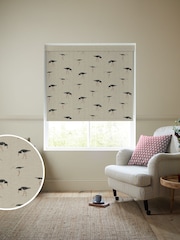 Emily Bond Charcoal Grey Oyster Catcher Made to Measure Roller Blind - Image 1 of 6