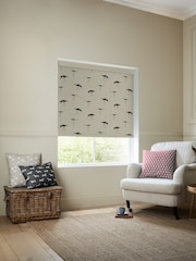 Emily Bond Charcoal Grey Oyster Catcher Made to Measure Roller Blind - Image 2 of 6