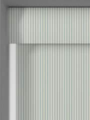 Emily Bond Duck Egg Blue Cornish Stripe Made to Measure Roller Blind - Image 3 of 6