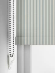 Emily Bond Duck Egg Blue Cornish Stripe Made to Measure Roller Blind - Image 4 of 6
