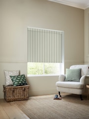 Emily Bond Fern Green Cornish Stripe Made to Measure Roller Blind - Image 2 of 6