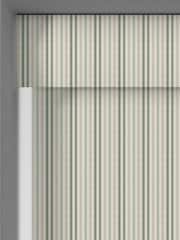 Emily Bond Fern Green Cornish Stripe Made to Measure Roller Blind - Image 3 of 6