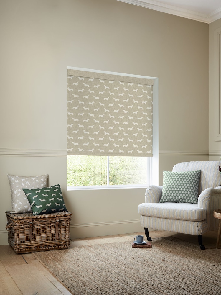 Emily Bond Natural Peggy Made to Measure Roller Blind - Image 2 of 6
