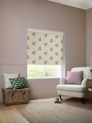 Emily Bond Rouge Red Emily Rose Made to Measure Roller Blind - Image 2 of 6