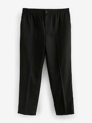 Zwart - Elasticated Waist Smart Jogger Style Trousers - Image 6 of 9