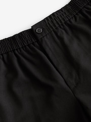 Zwart - Elasticated Waist Smart Jogger Style Trousers - Image 7 of 9