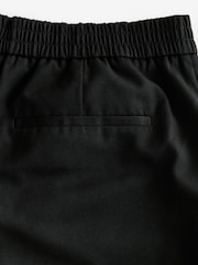 Zwart - Elasticated Waist Smart Jogger Style Trousers - Image 8 of 9