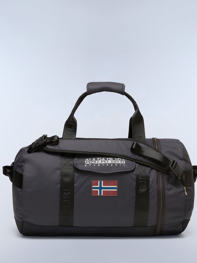 Napapijri Bering Travel Black Duffel Bag - صورة 1 من 8