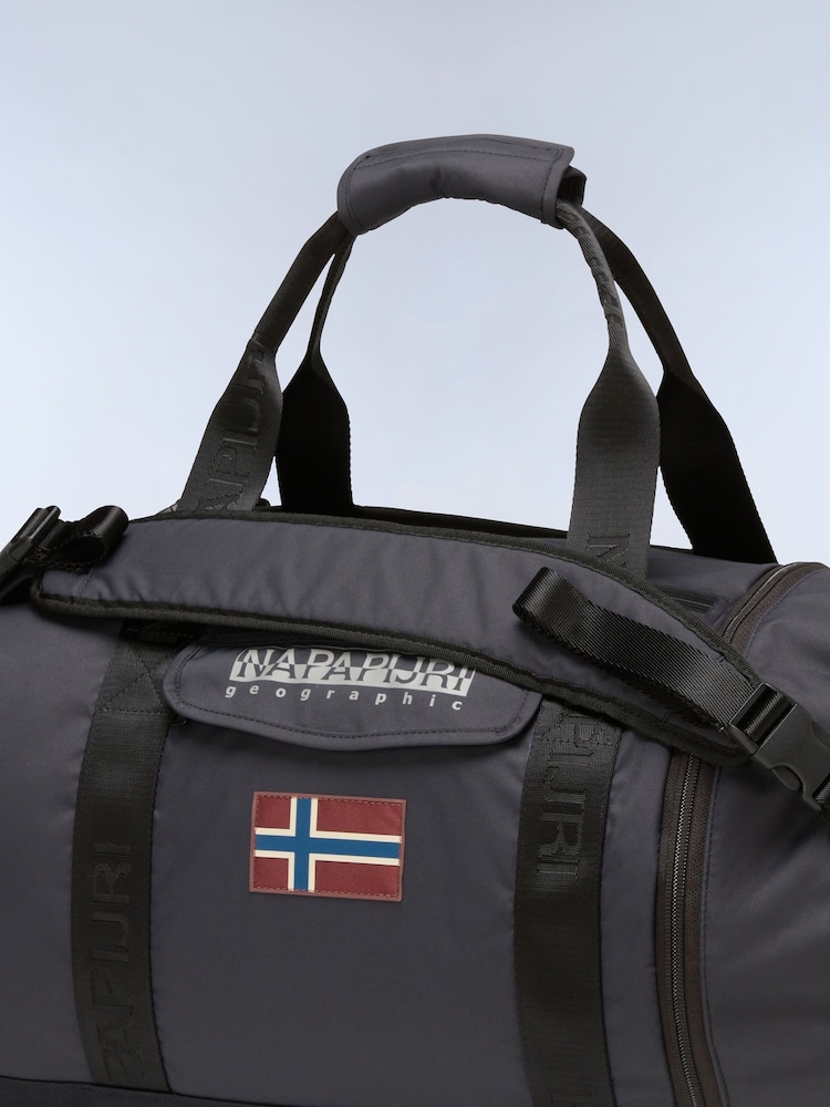 Napapijri Bering Travel Black Duffel Bag - Image 4 of 8