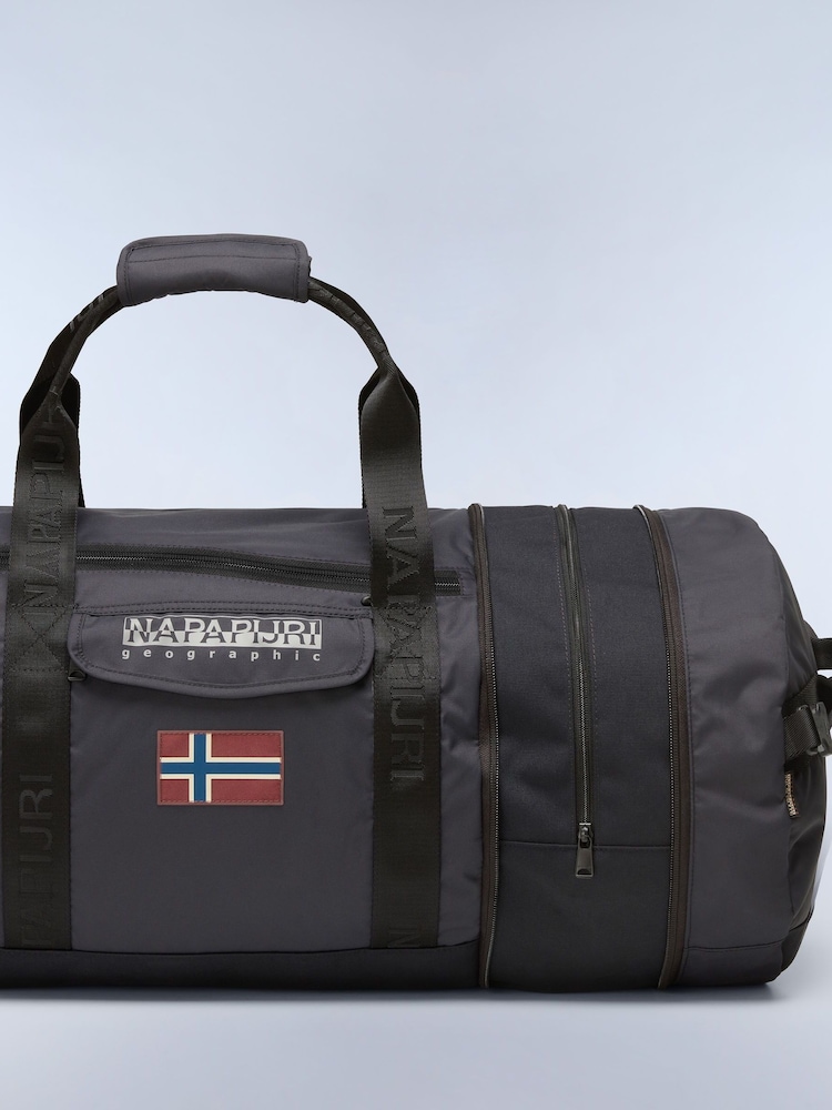 Napapijri Bering Travel Black Duffel Bag - Image 5 of 8