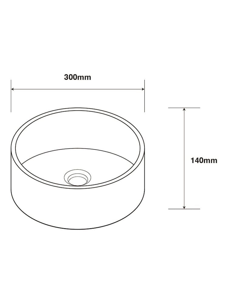 Pink Round Resin Bathroom Sink Basin - Image 4 of 8