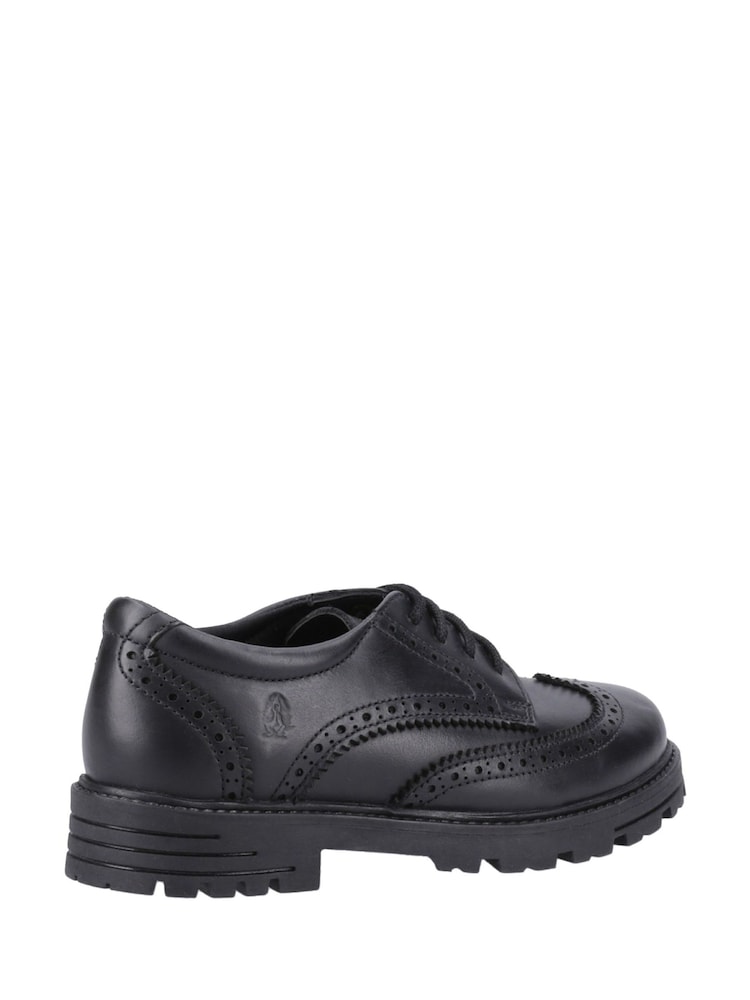 Hush Puppies Black Maxine Junior School Shoes - Image 2 of 4