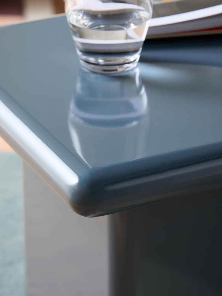 MADE.COM Blue Lacey Side Table - Image 2 of 4