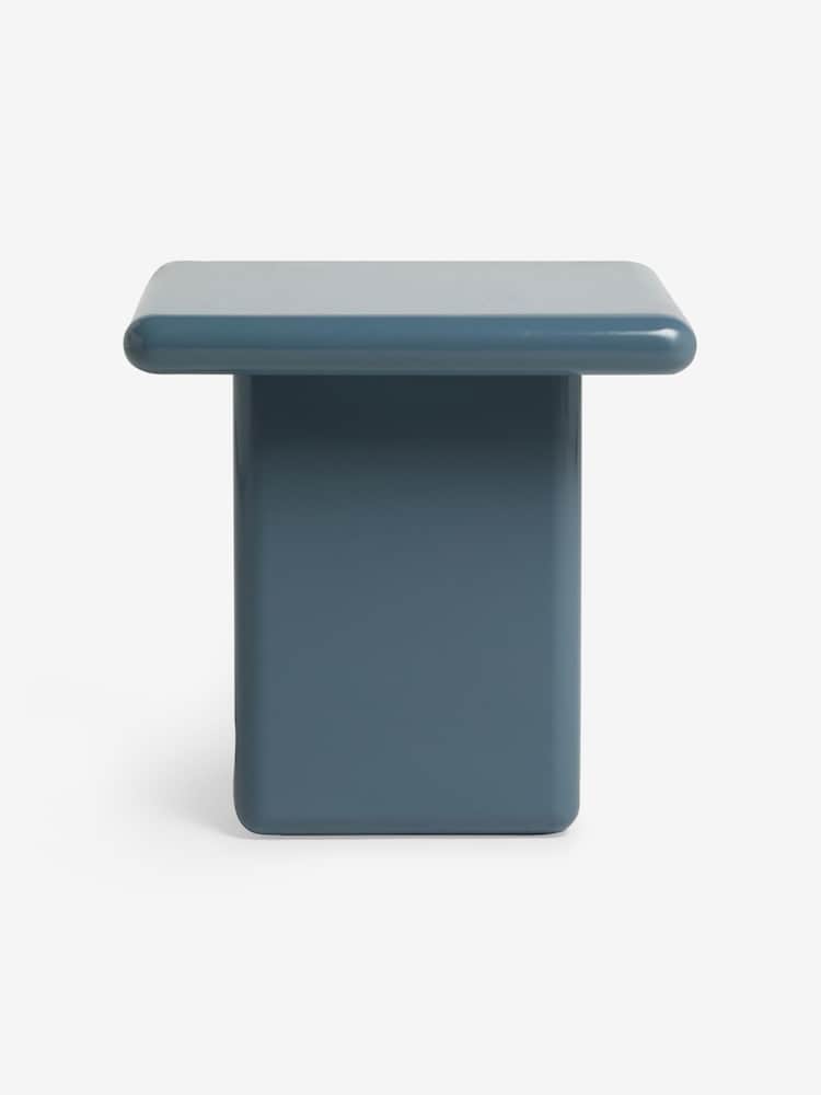 MADE.COM Blue Lacey Side Table - Image 4 of 4