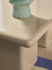 MADE.COM Ecru Natural Lacey Coffee Table - Image 3 of 6