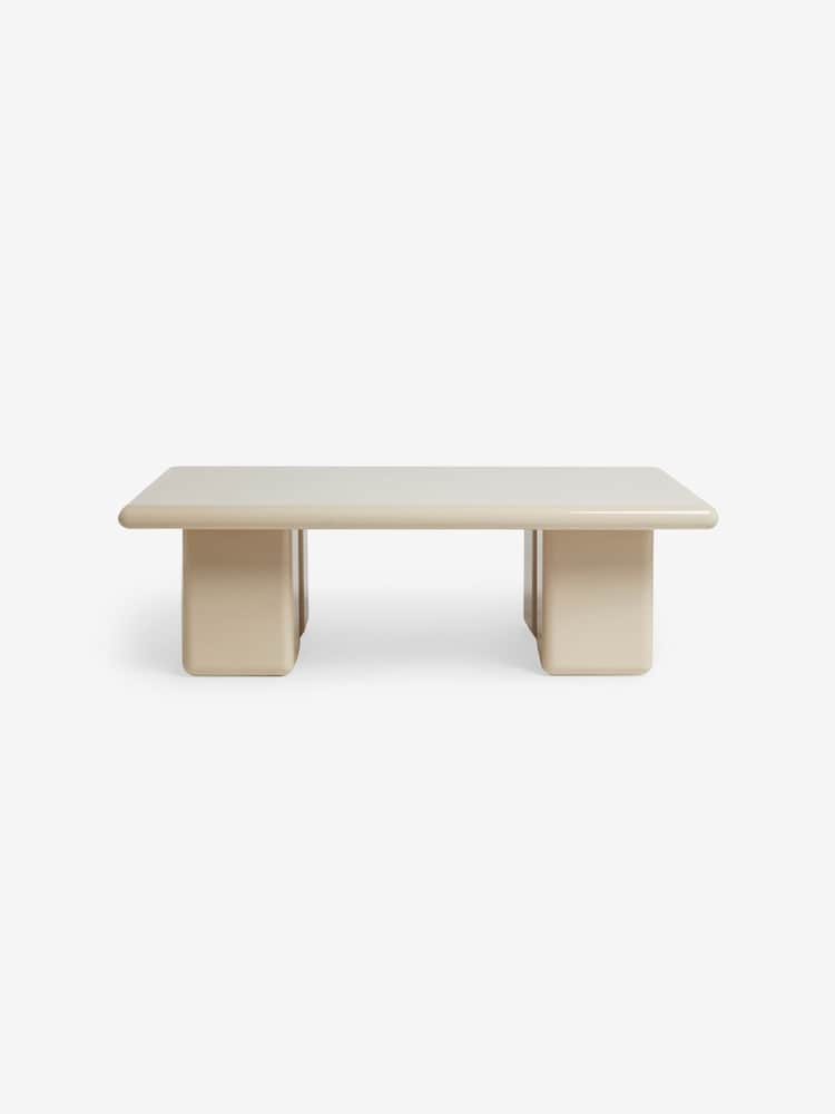 MADE.COM Ecru Natural Lacey Coffee Table - Image 6 of 6