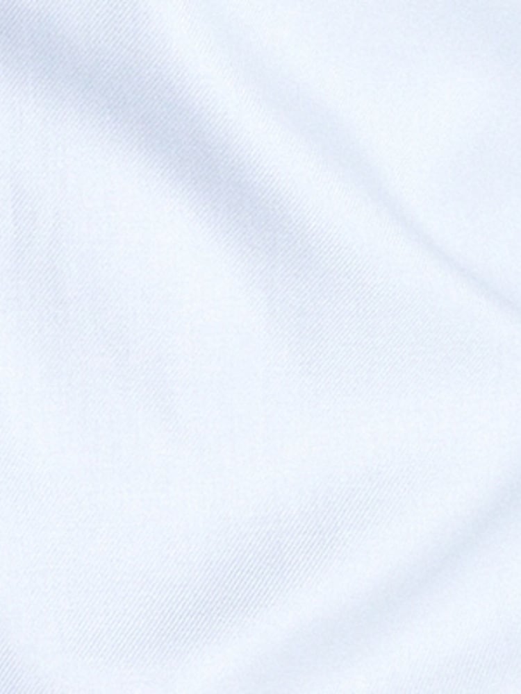 MOSS Blue Tailored Twill 100% Cotton Shirt - Image 4 of 4
