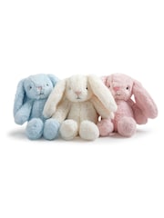 JoJo Maman Bébé Pink Bunny Soft Toy Plushie - Small - Image 11 of 11