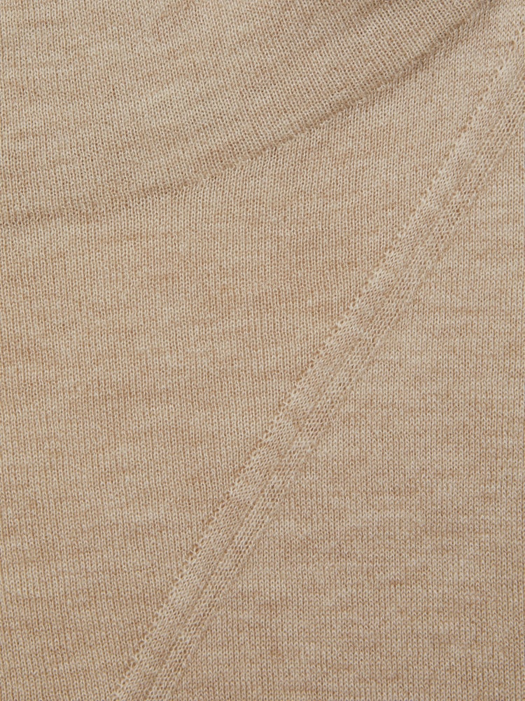 Reiss Neutral Harper Wool Slouched Sleeveless Top - Image 5 of 5