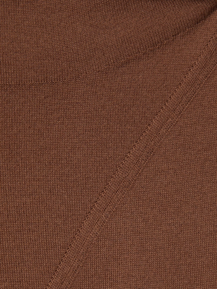 Reiss Toffee Harper Wool Slouched Sleeveless Top - Image 6 of 6