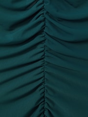 Сетчатое платье миди со сборками Reiss Lyra - Изображение 5 из 5