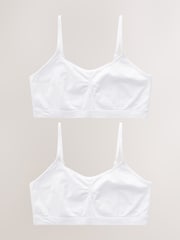 White Seam Free Crop Tops 2 Pack (7-16yrs) - Image 1 of 1