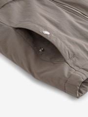 Dark Stone Cotton Rich Borg Lined Shacket - Image 10 of 10