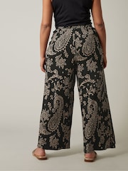 Evans Jersey Crepe Black Trousers - Image 3 of 5