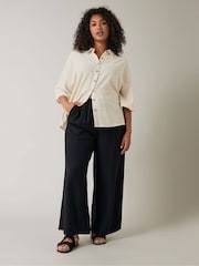Evans Green 100% Cotton Slub Shirt - Image 2 of 5