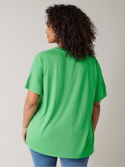 Evans Green V-Neck Modal T-Shirt - Image 3 of 5