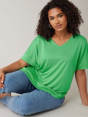 Evans Green V-Neck Modal T-Shirt - Image 4 of 5