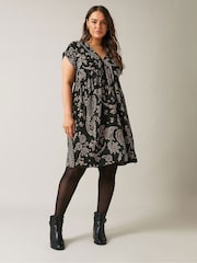 Evans Jersey Crepe Black Dress - Image 2 of 5