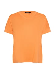 Orange - Evans Green V-Neck Modal T-Shirt - Bild 5 von 5
